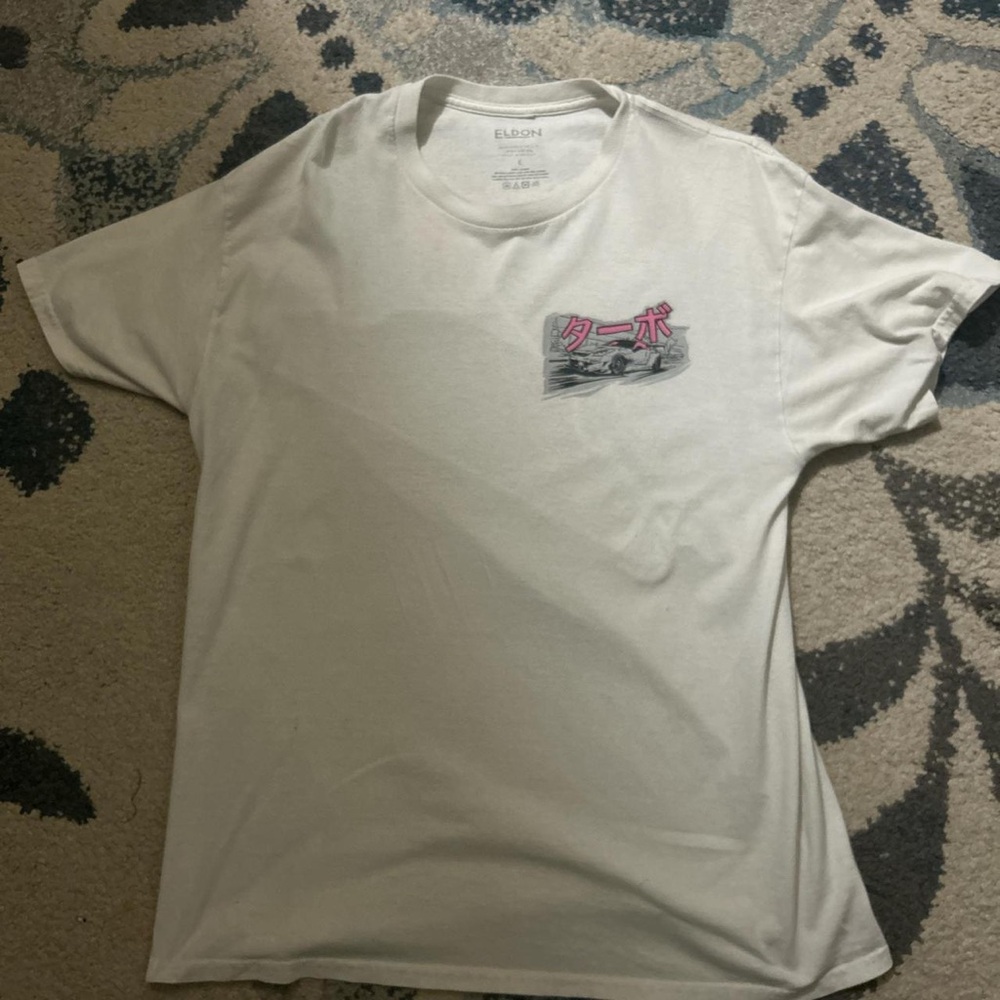 Eleven White Graphic Men's Tee